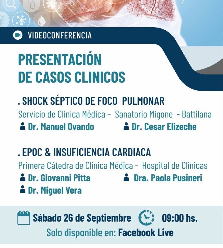 VIDEOCONFERENCIA: PRESENTACIÓN DE CASOS CLÍNICOS