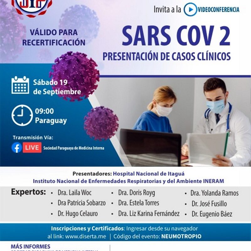 VIDEOCONFERENCIA: SARS COV 2
