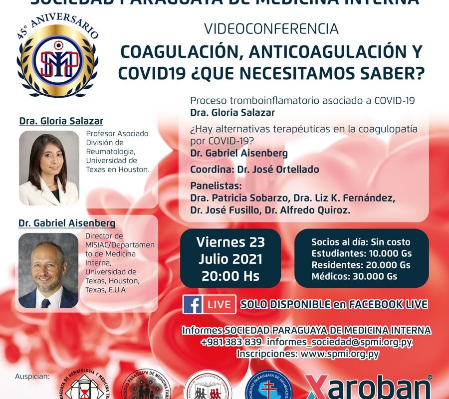 COAGULACIÓN, ANTICOAGULACIÓN Y COVID19 ¿QUE NECESITAMOS SABER?