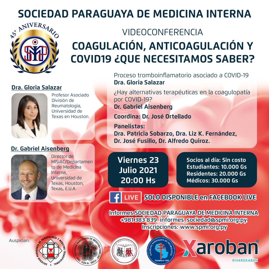 COAGULACIÓN, ANTICOAGULACIÓN Y COVID19 ¿QUE NECESITAMOS SABER?
