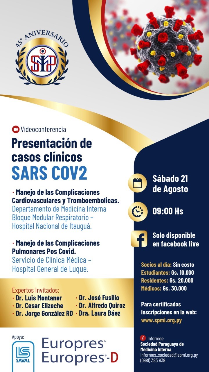 Presentación de casos clínicos SARS COV2