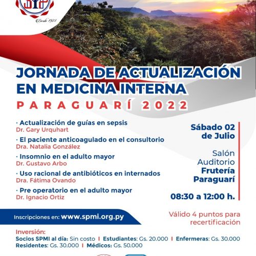 Jornada de Actualización en Medicina Interna. Paraguarí 2022