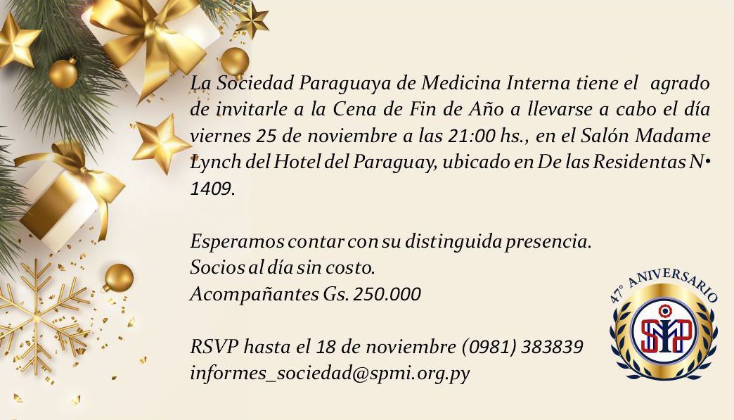 Invitación a Cena de Fin de Año