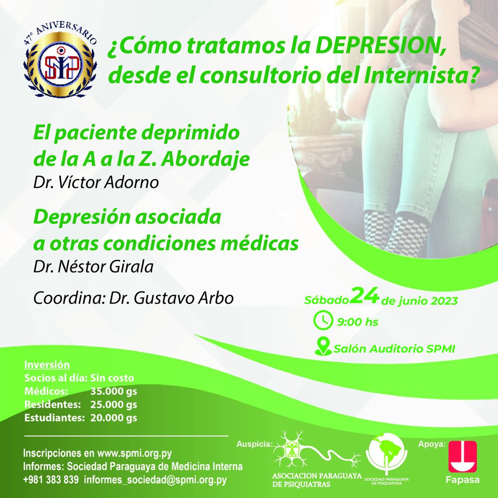 ¿Cómo tratamos la DEPRESION, desde el consultorio del Internista?
