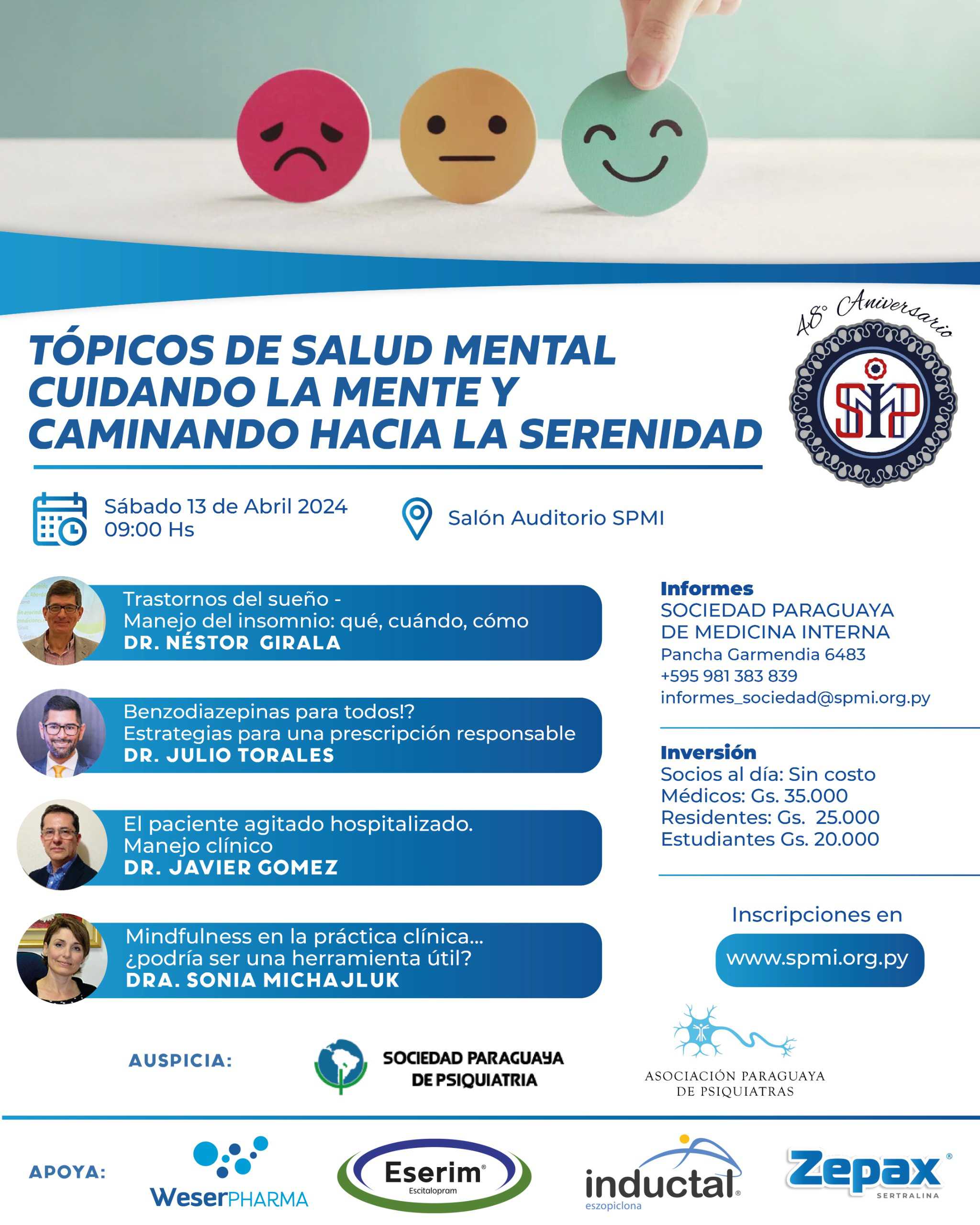 Tópicos de Salud Mental Cuidando la Mente y caminando hacia la Serenidad