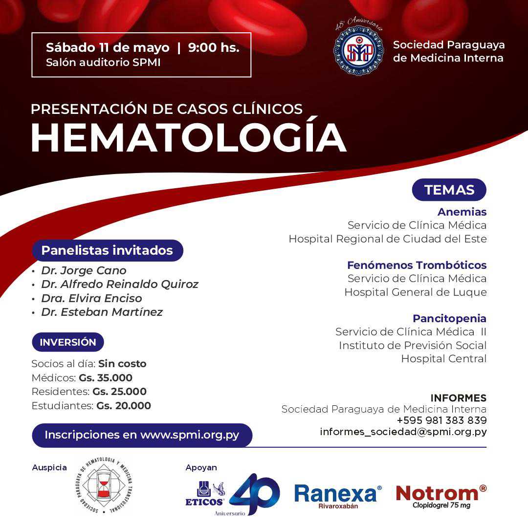 Presentación de Casos Clínicos HEMATOLOGÍA