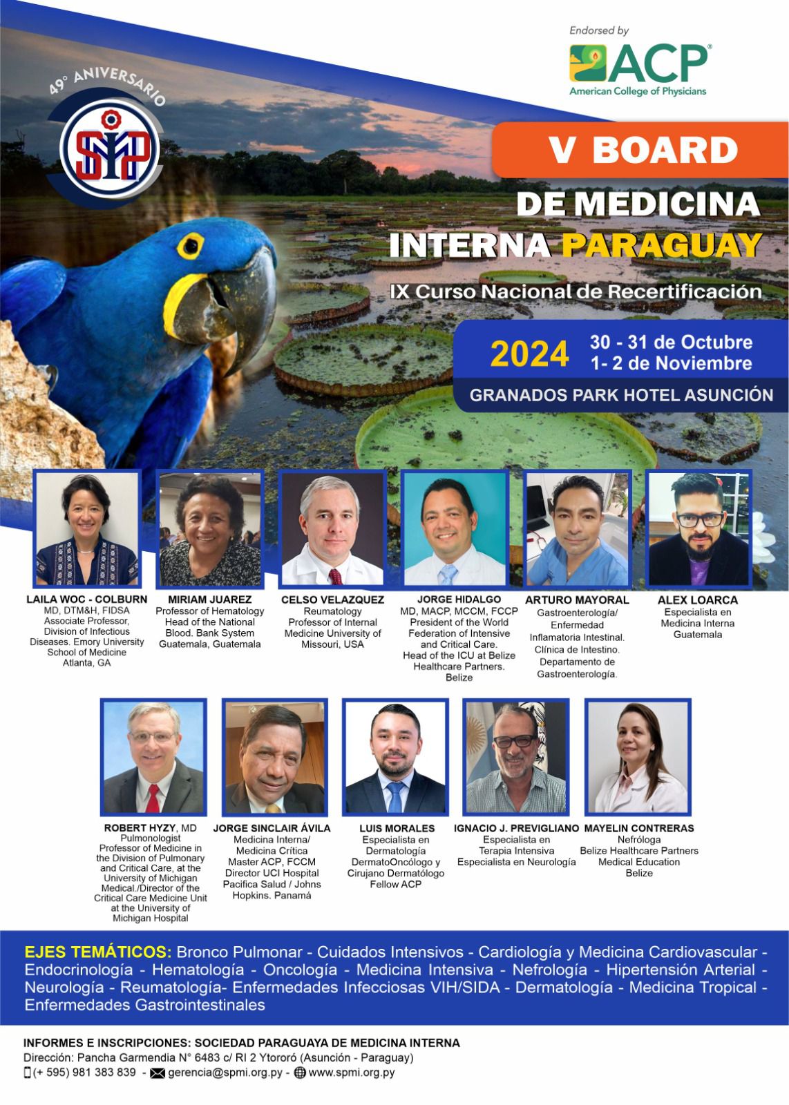 V BOARD DE MEDICINA INTERNA PARAGUAY