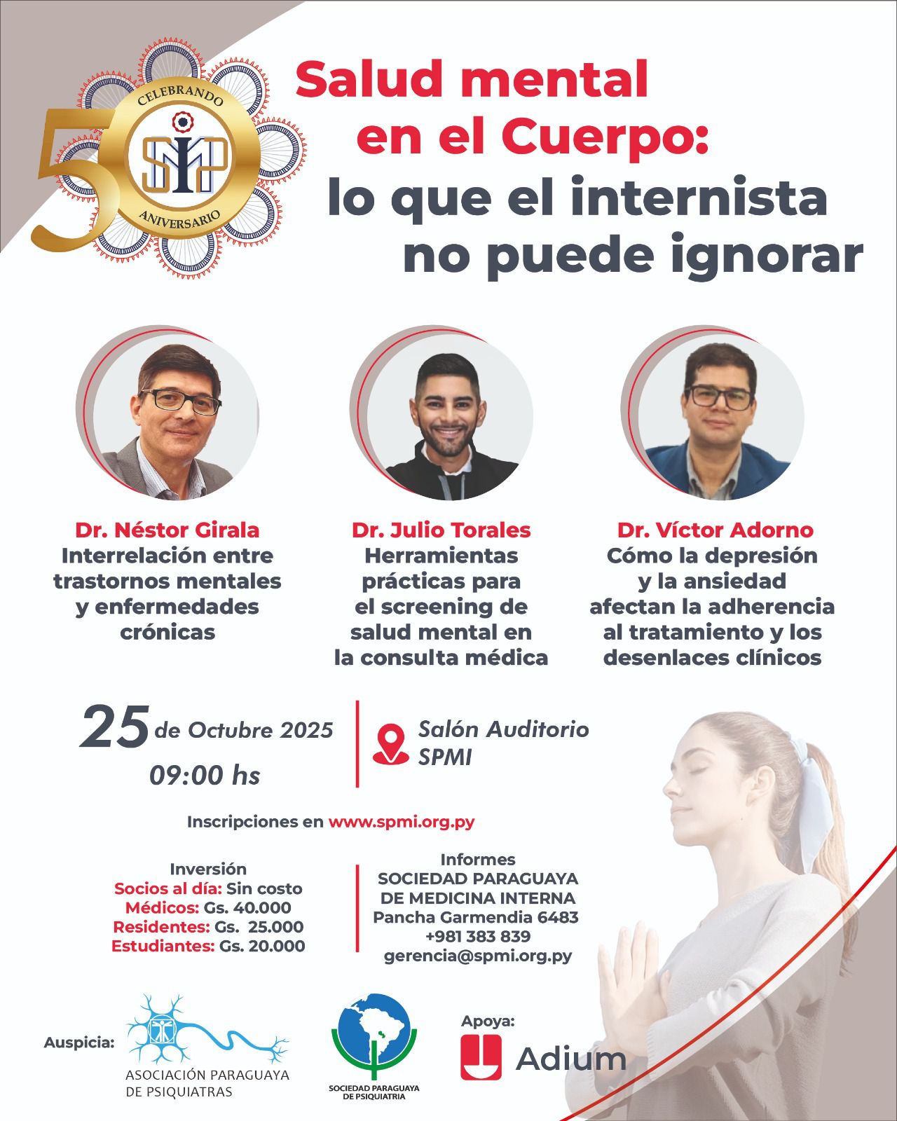 Salud Mental en el Cuerpo: Lo que el internista no puede ignorar