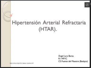 hipertensión refractaria