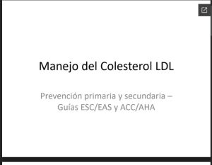 Manejo del Colesterol LDL Prevencion 1
