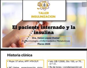 paciente internado y la insulina